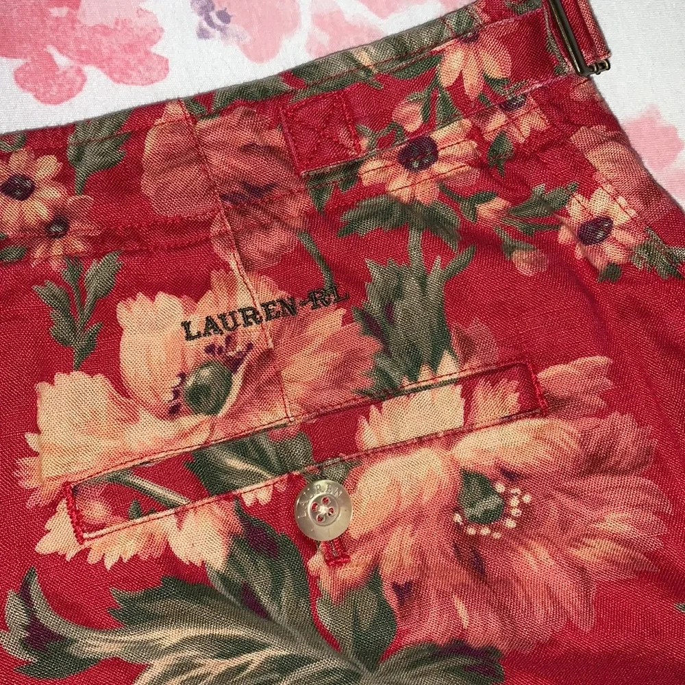 Ralph Lauren coastal grandma shorts 4 Linen - Picture 4 of 4